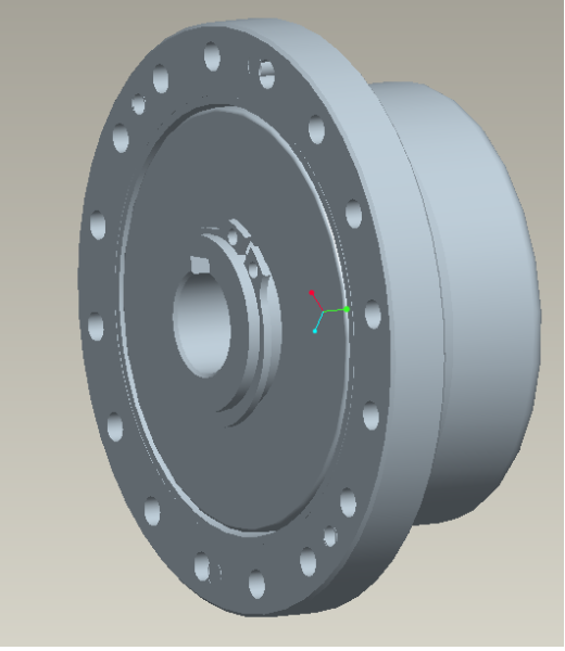 谐波减速器3D模型缩略图