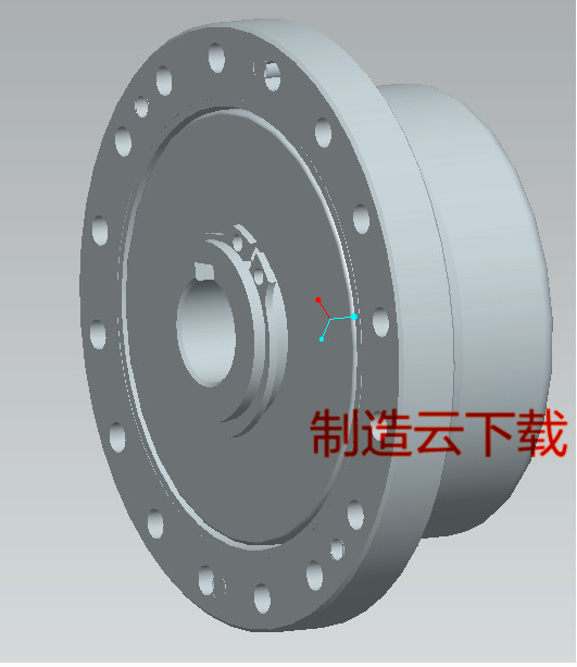 谐波减速器3D模型