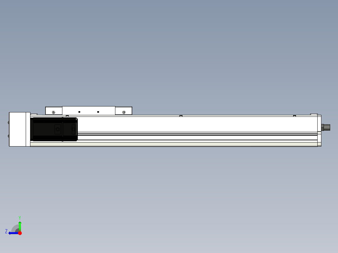 Toyo东佑达直线模组-ECH17-450-BL-400W右视图