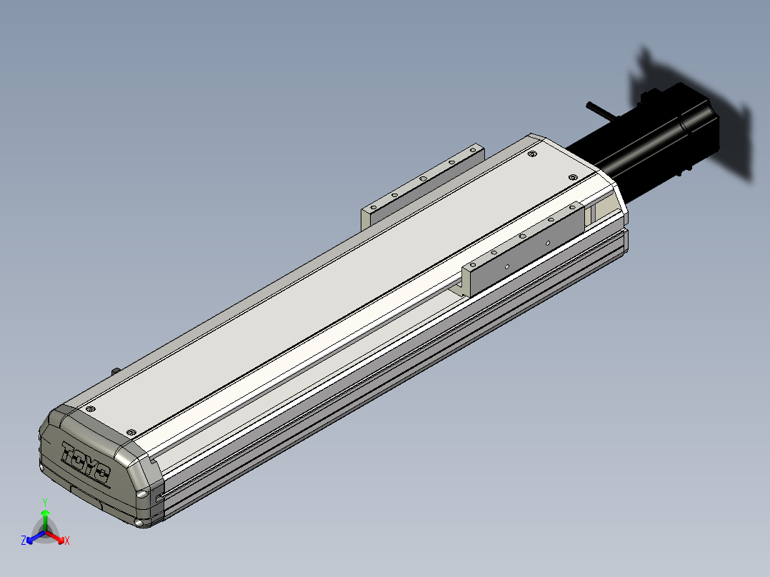 Toyo东佑达直线模组-ETH14-350-BC-400W+煞車主视图