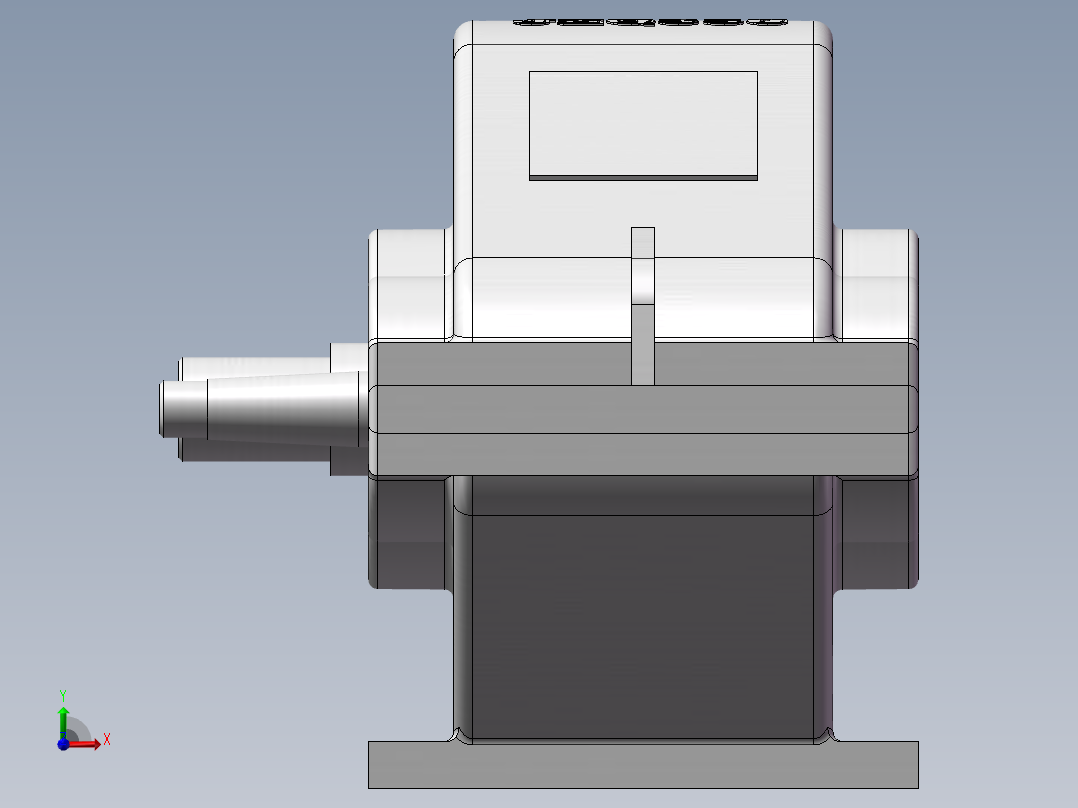 350减速机前视图