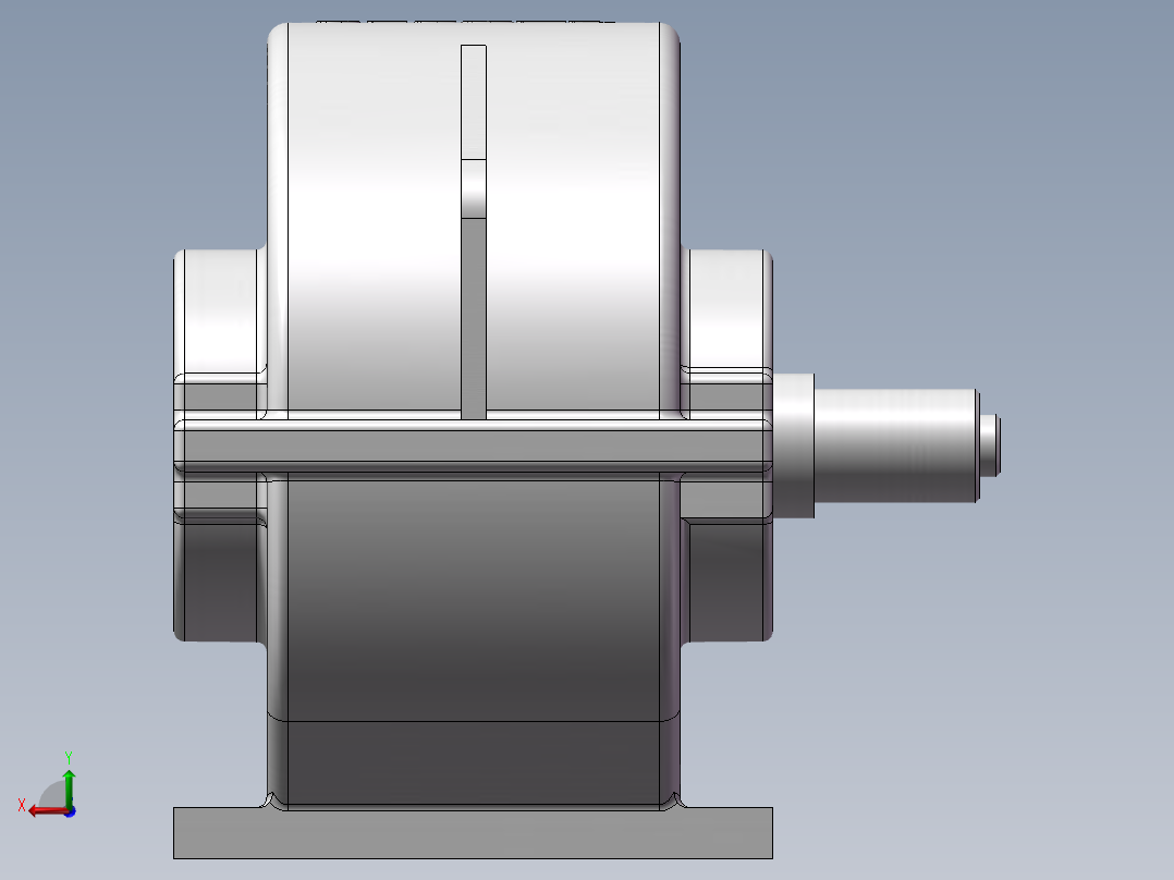 350减速机后视图