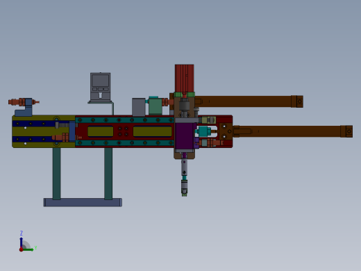 气缸三位上下搬运前视缩略图