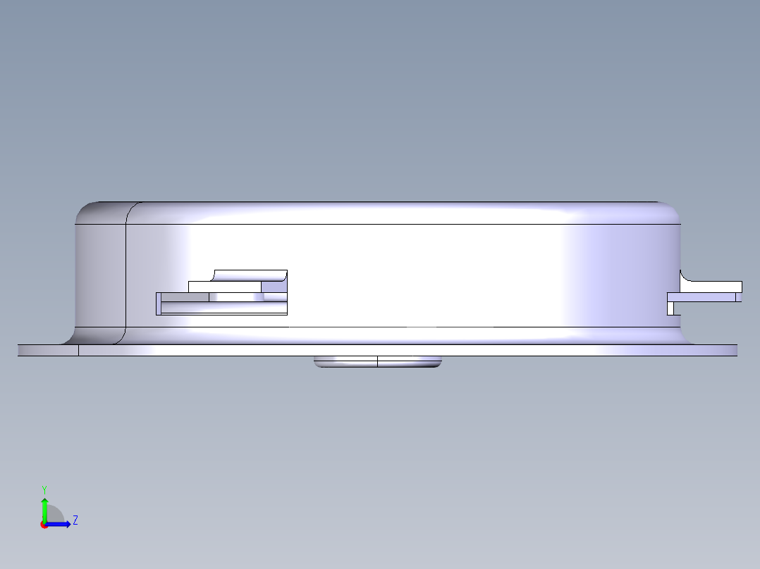 膜片弹簧离合器左视图