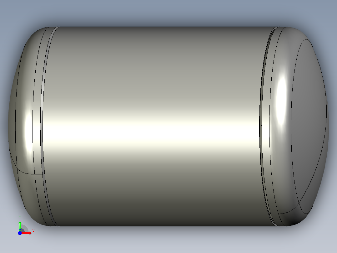 储气罐空气压缩机4L前视图