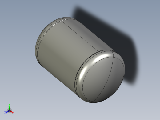 储气罐空气压缩机4L正等轴测缩略图