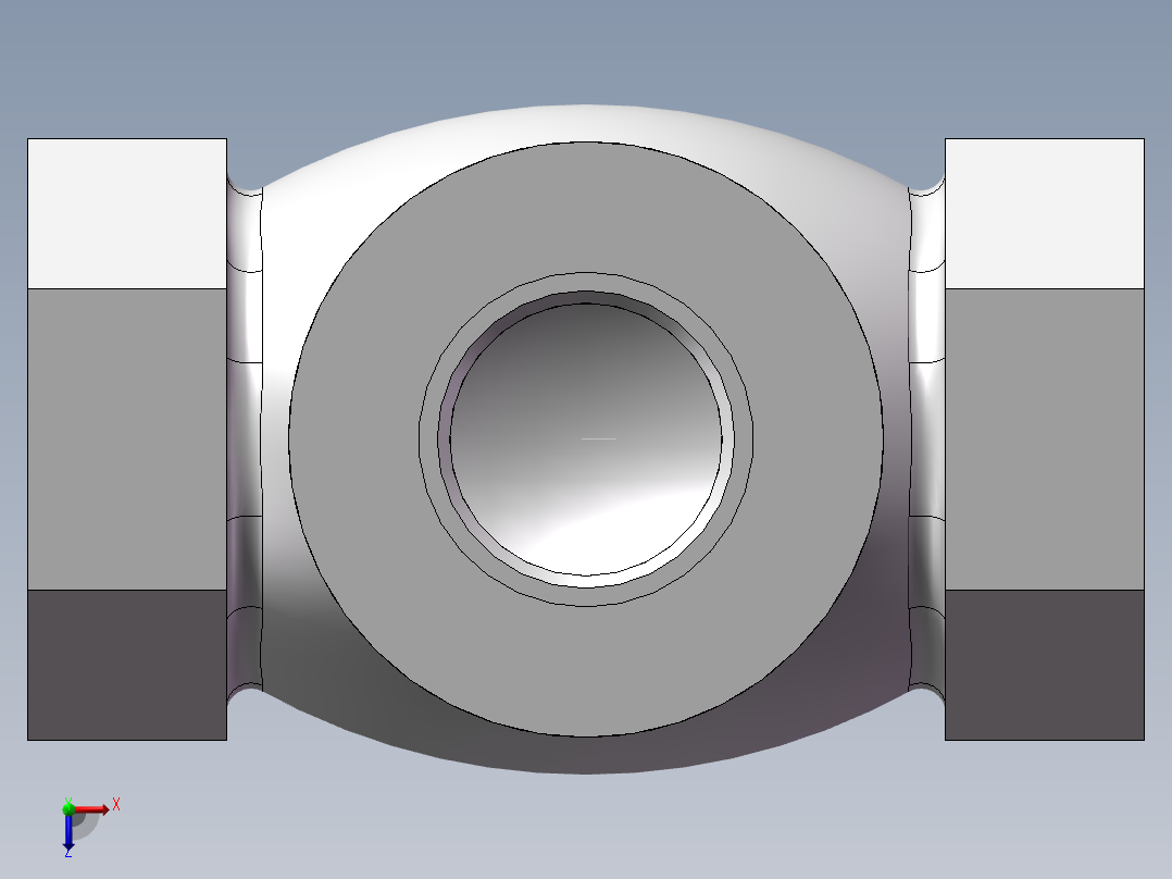 SW格式3D图(模型练习题)-042俯视图