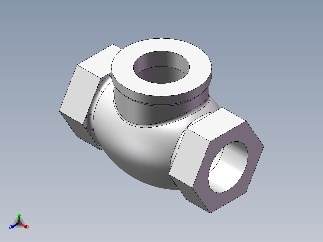 SW格式3D图(模型练习题)-042正等轴测图