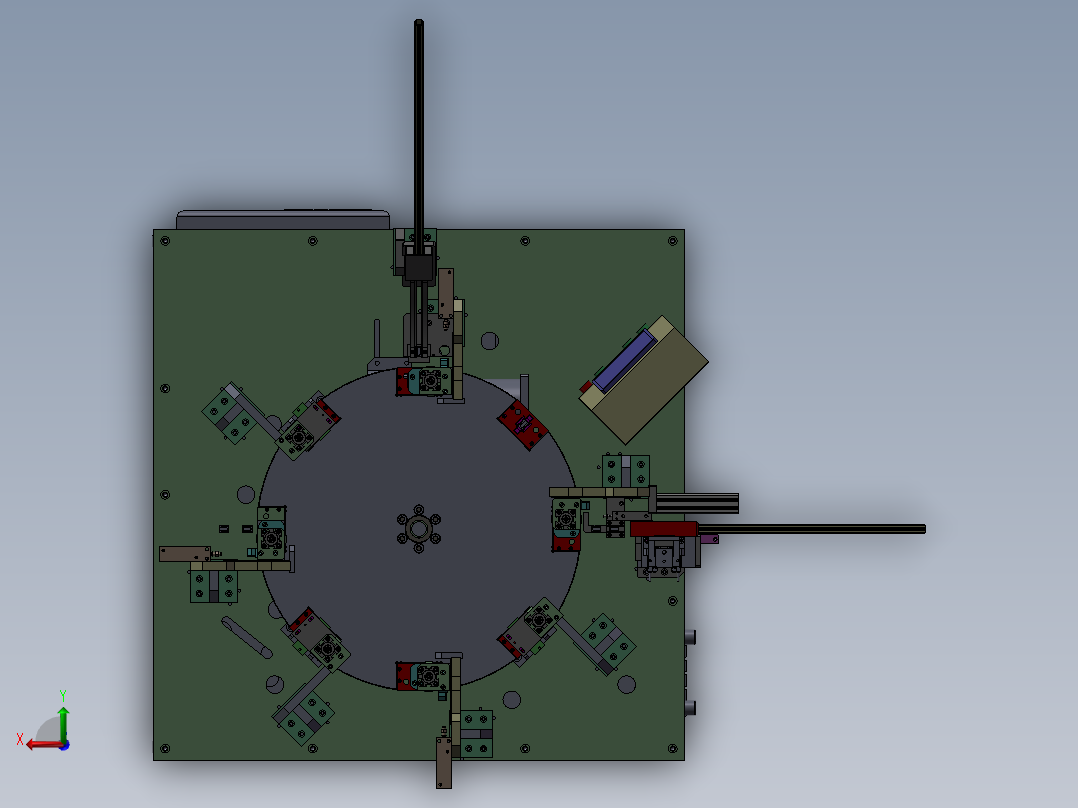 模组测试三合一后视图
