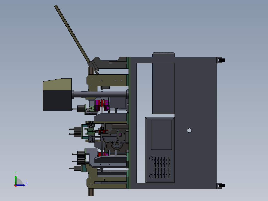 模组测试三合一左视图