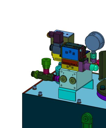 印刷机械设备多路润滑液压系统