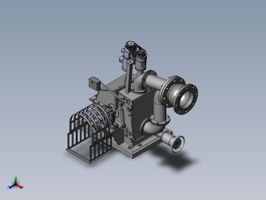 冲击式水轮机正等轴测缩略图