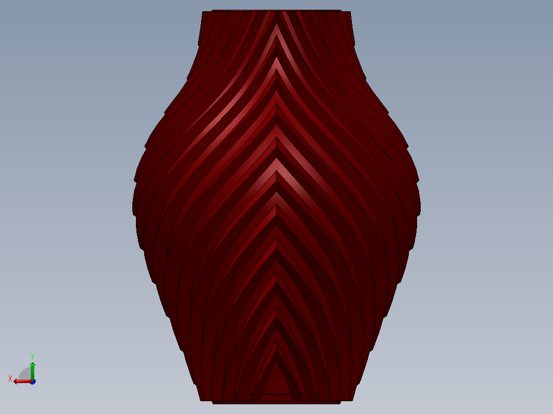 sequence-vase-花瓶模型后视图