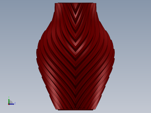 sequence-vase-花瓶模型左视缩略图