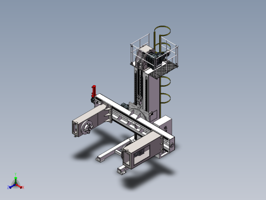 01.4m焊接翻转机正等轴测缩略图