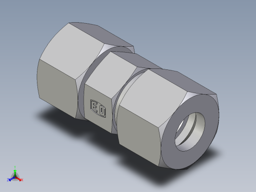 卡套式工业通用硬管接头EO_Distance_piece_adapter_DA14ZS71