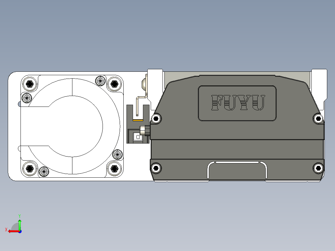 模组FTH10-L10-1050-BL-T40-C4后视图
