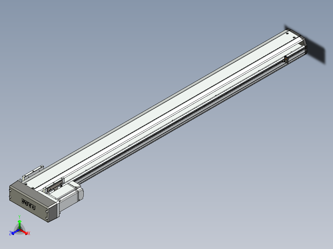 模组FTH10-L10-1050-BL-T40-C4正等轴测图
