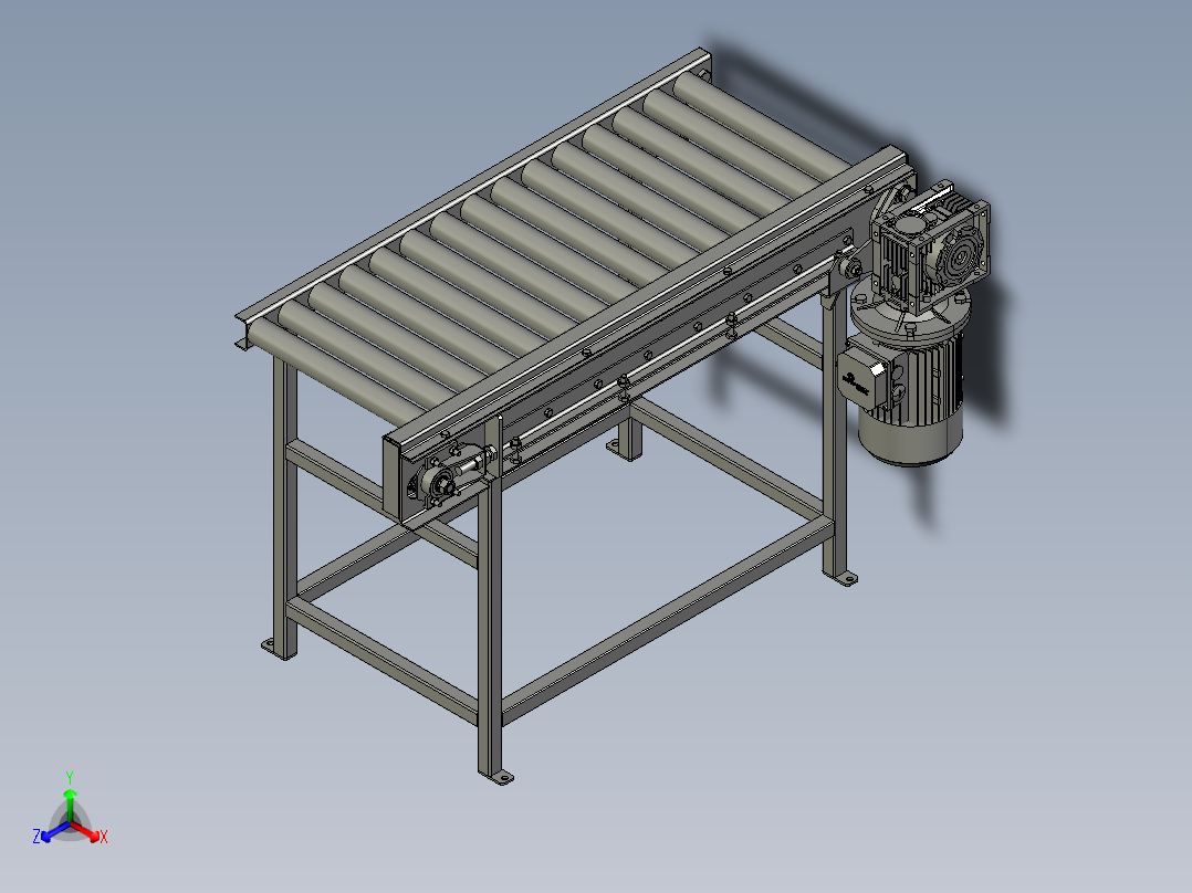 链驱动滚筒输送机-2-stp