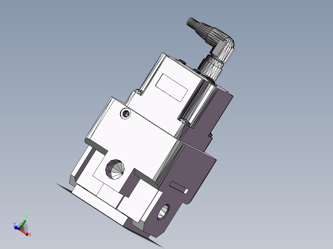电气比例阀ITV3050-322L（SMC）(配平板型托架KT-ITV-F2)主视图