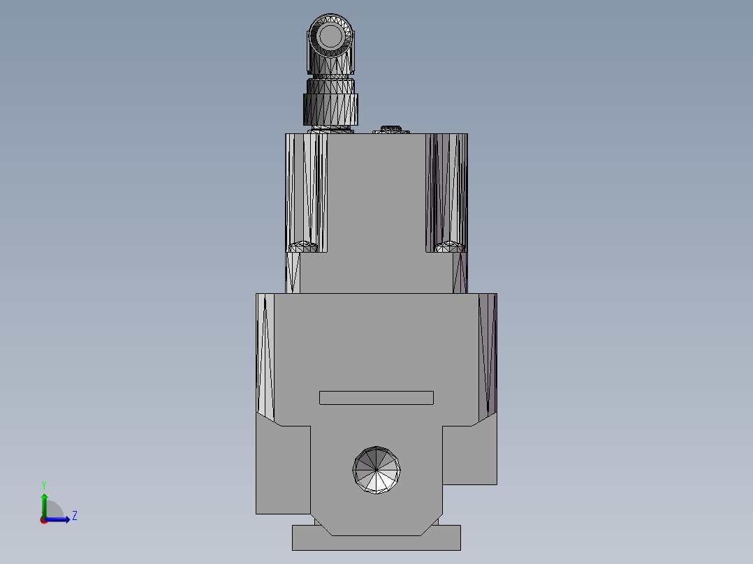 电气比例阀ITV3050-322L（SMC）(配平板型托架KT-ITV-F2)左视图