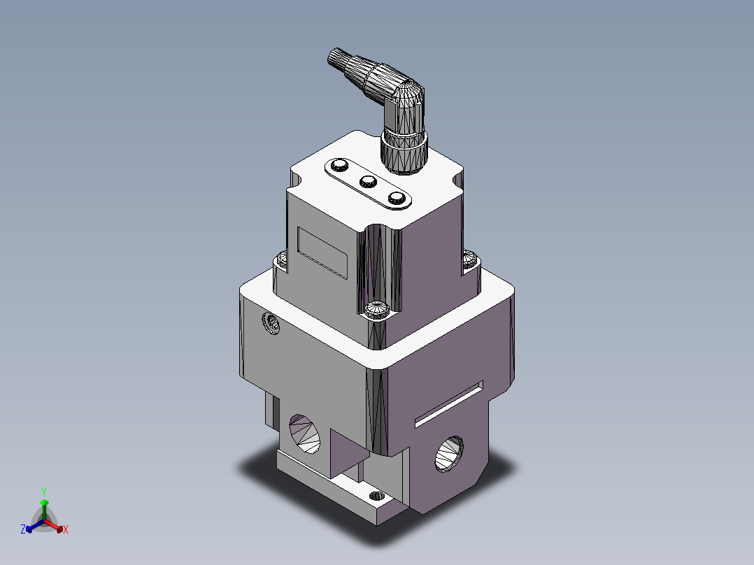电气比例阀ITV3050-322L（SMC）(配平板型托架KT-ITV-F2)正等轴测图