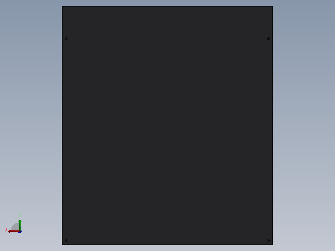 电器柜 电控柜 (66) 机械设计素材后视图