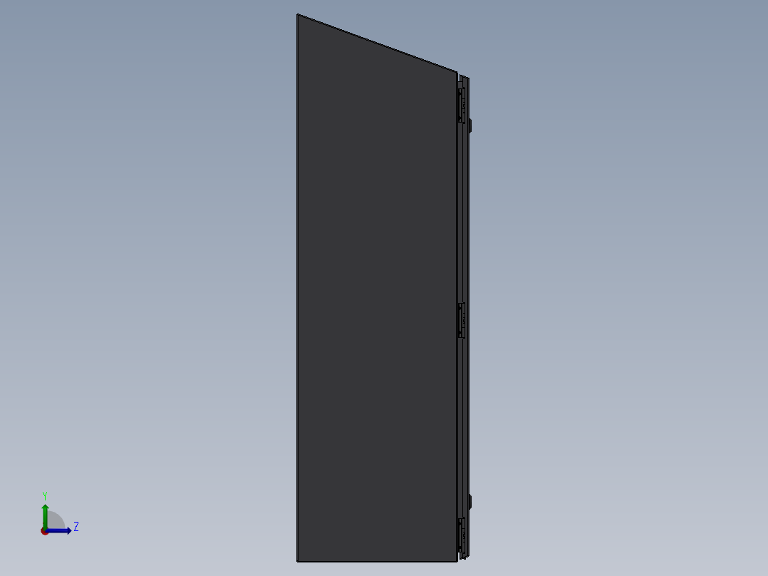 电器柜 电控柜 (66) 机械设计素材左视图