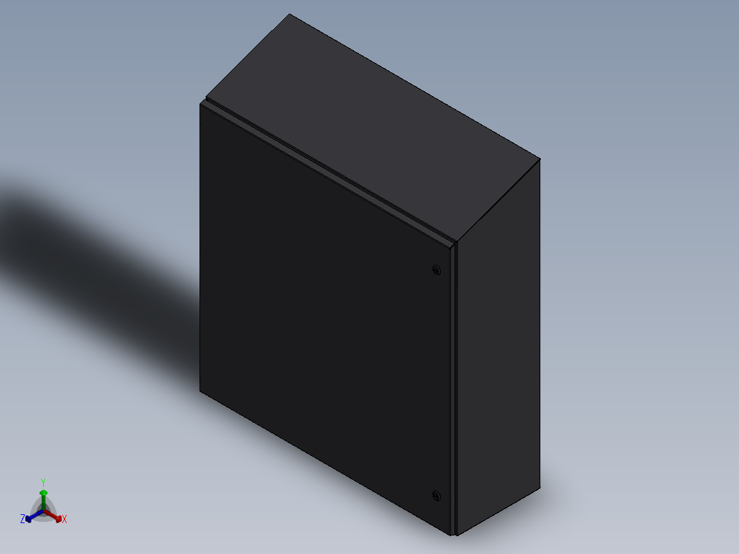 电器柜 电控柜 (66) 机械设计素材正等轴测图