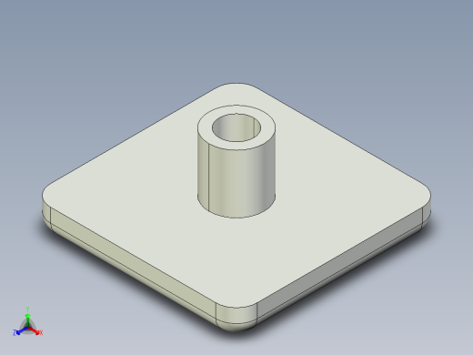 型材-BR 30X30 ZINC COVER CAP 3842518204正等轴测缩略图