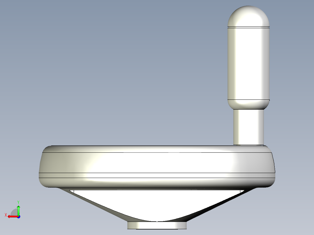 人體工學型二幅手輪ETW+IR-3D多系列多零件图纸模型后视图