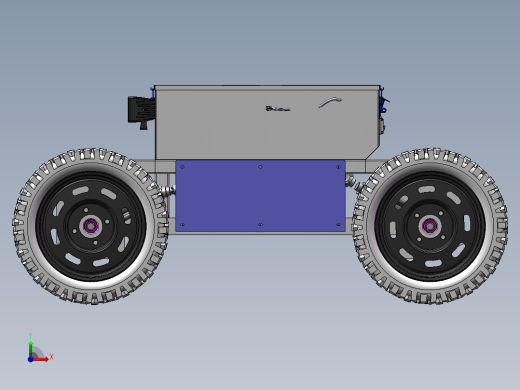 车轮架总成L 新型遥控四驱运输车部件2前视缩略图