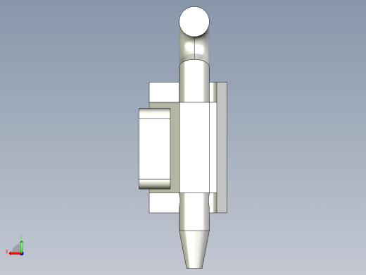 梢型鉸鏈PLH581,582-3D多系列多零件图纸模型后视缩略图