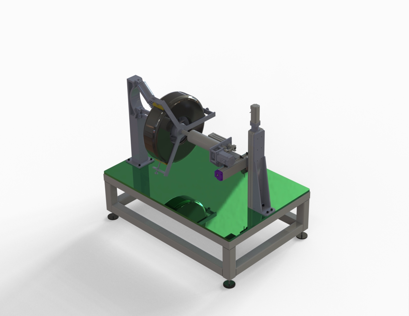 轮毂驱动电动汽车悬架振动试验台设计1444295