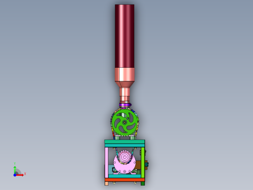 可降解塑化单螺杆挤出机前视缩略图