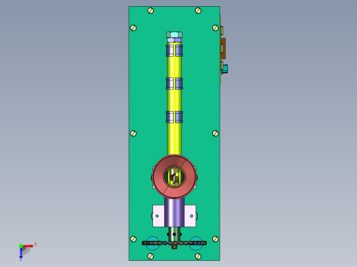 可降解塑化单螺杆挤出机俯视缩略图