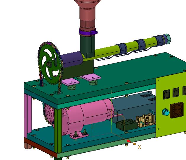 可降解塑化单螺杆挤出机