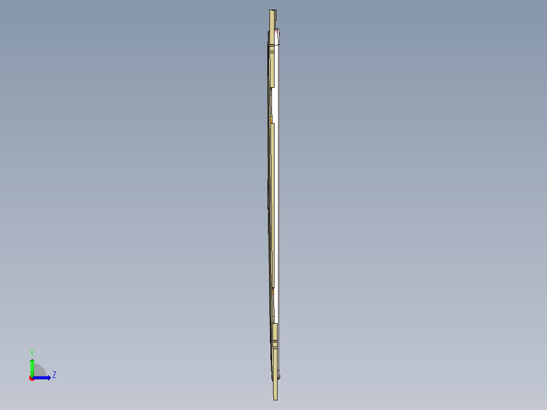 BAZ80-A笔记本CNC工装夹具三维模型-CNC5左视图