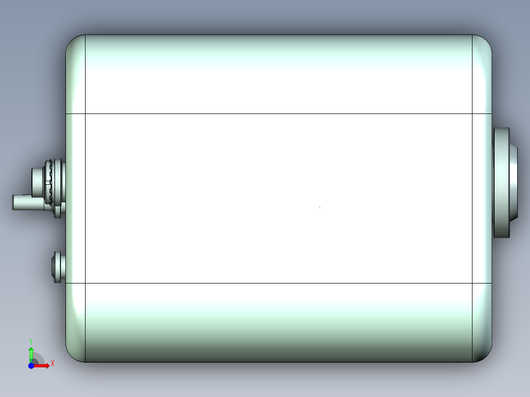 多重传动结构设计前视图