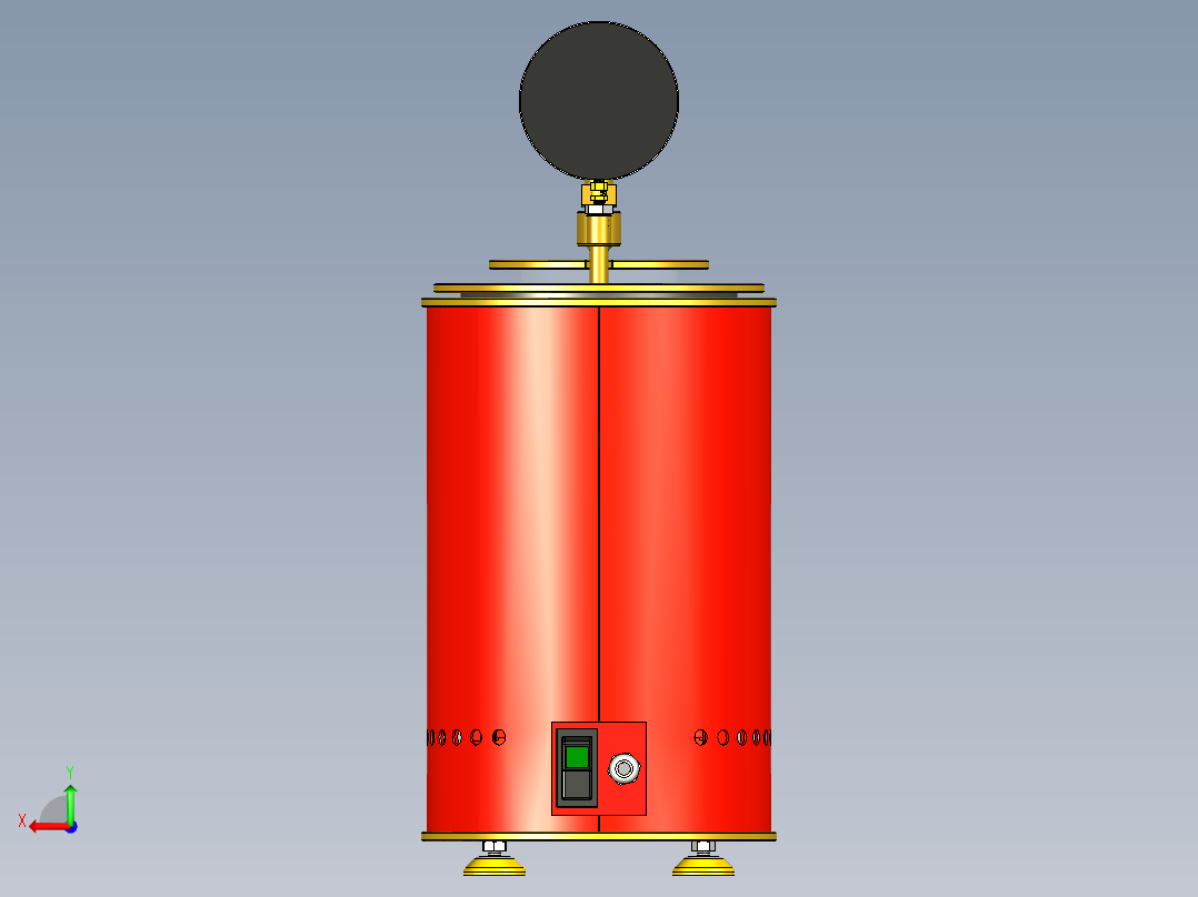 B2004262-蜡注射器后视图
