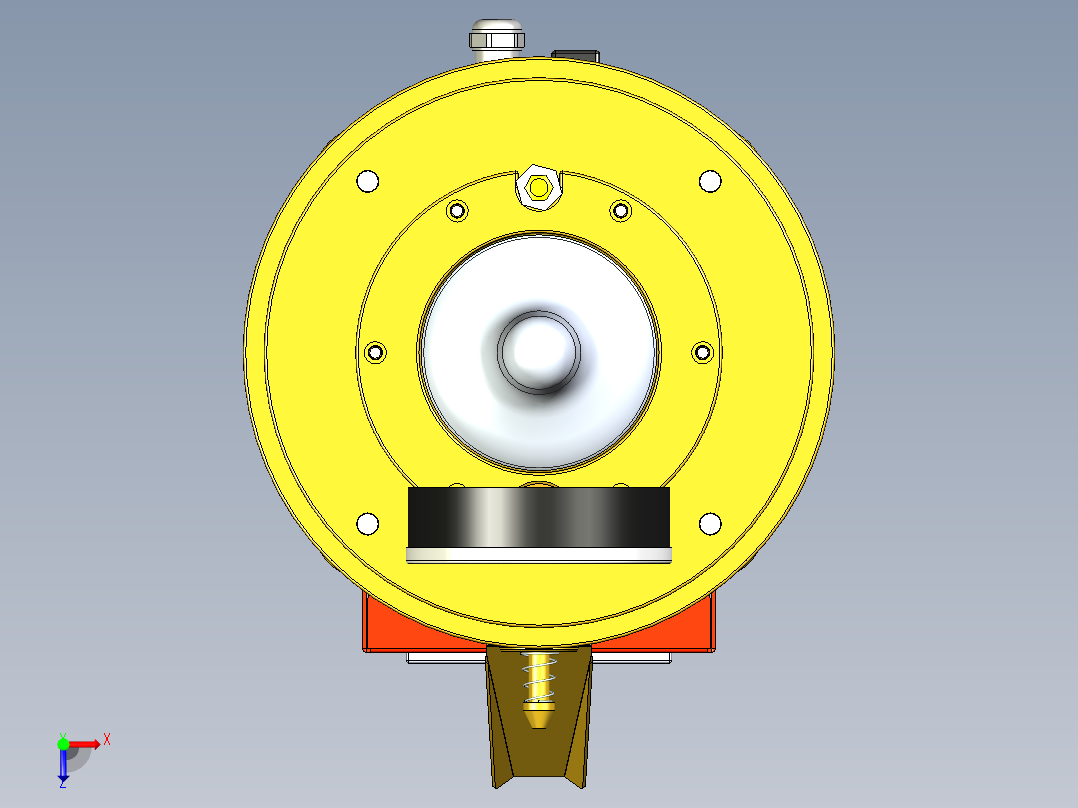 B2004262-蜡注射器俯视图