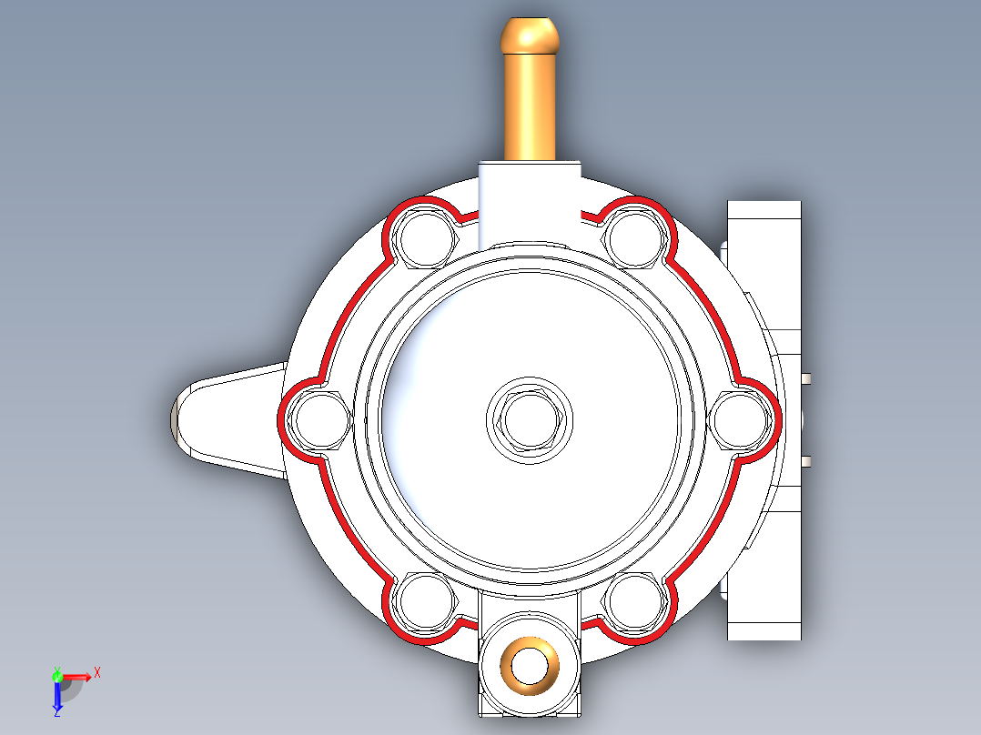 泵、水泵(96)俯视图