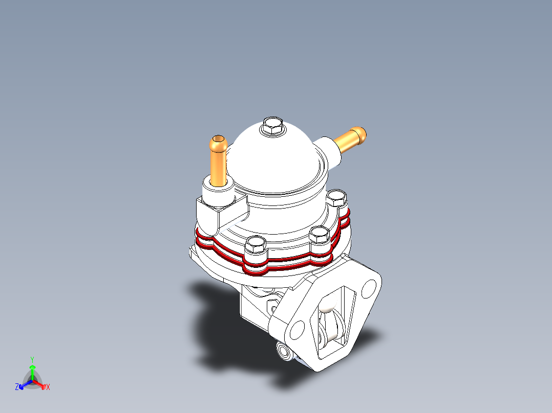 泵、水泵(96)正等轴测图