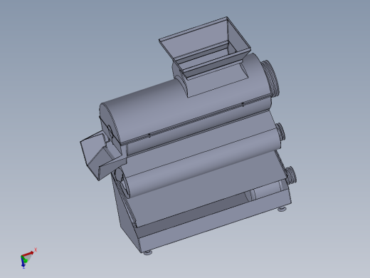 小型玉米脱粒机的设计【含三维SW模型+6张CAD图纸+说明】