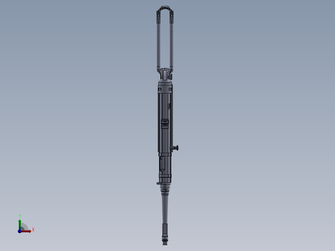 手枪左轮冲锋枪老式狙击步枪设计3D图纸maschinenpistole-40-mp-40 SW IGS前视图