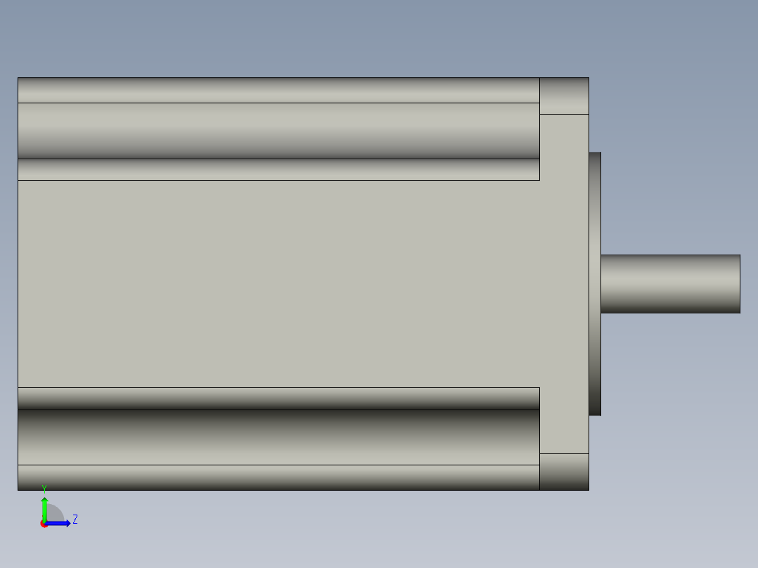 0-57步进电机(57h2p7835a8)左视图