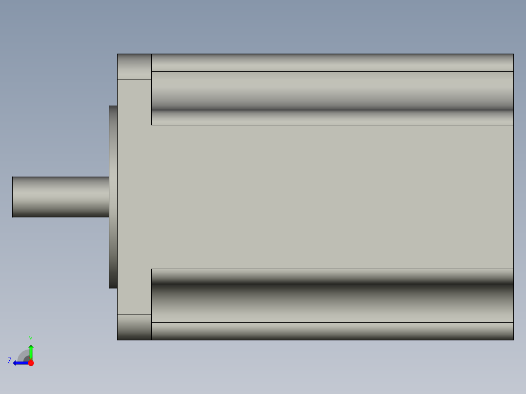 0-57步进电机(57h2p7835a8)右视图