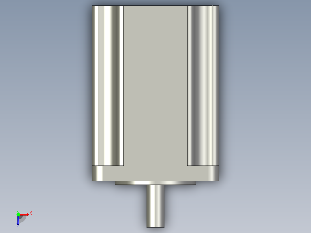 0-57步进电机(57h2p7835a8)俯视图
