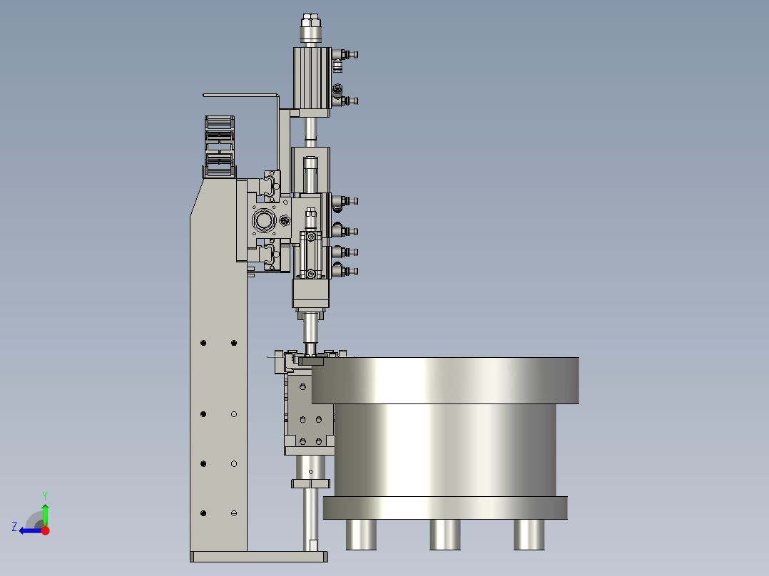 卡环上料右视图