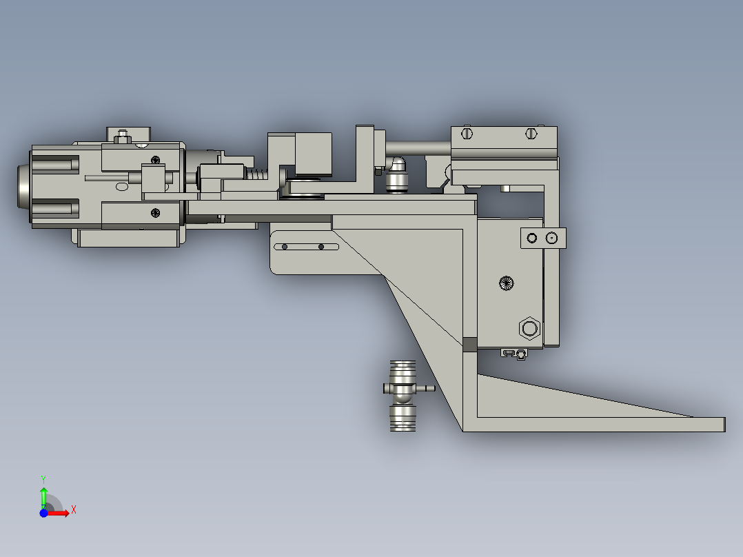 030000认面吹气组件前视图